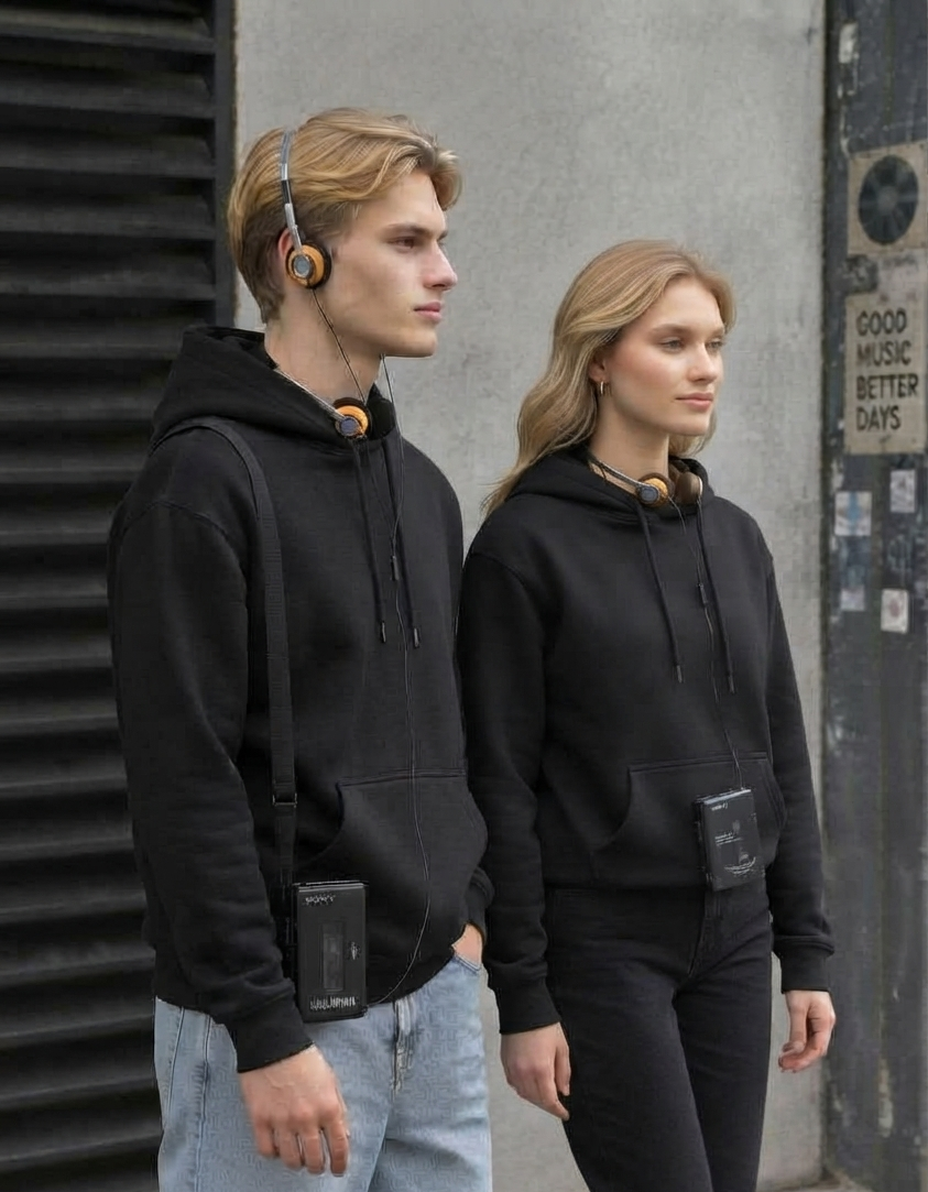 Drop Shoulder Unisex Hoodie
