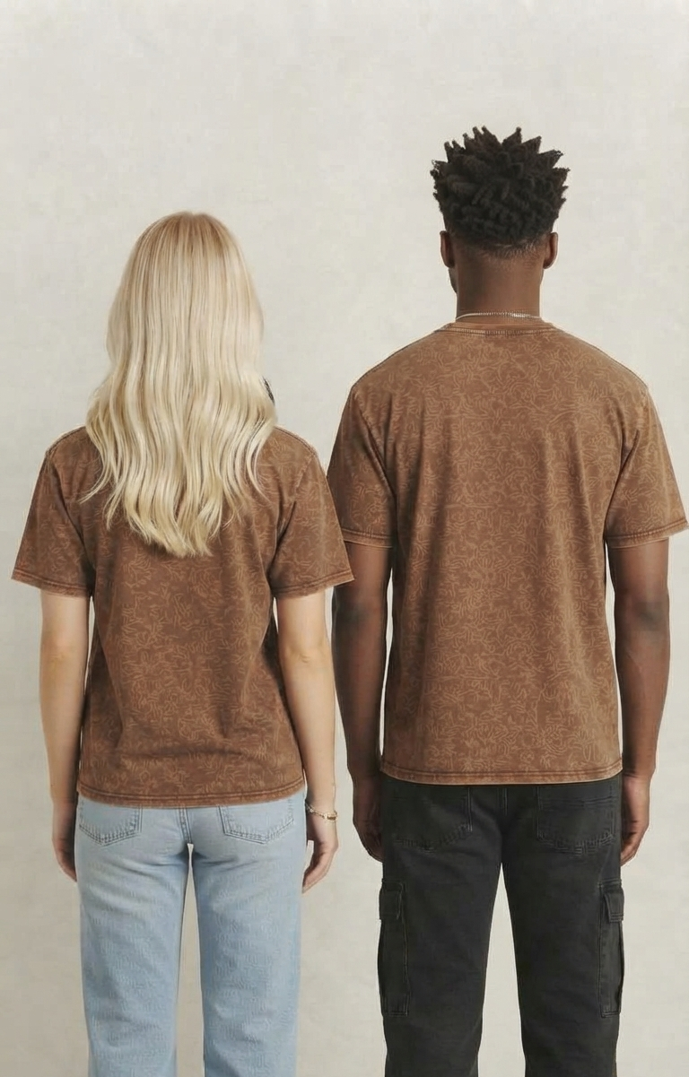 Oversized Acidwash Unisex Tee