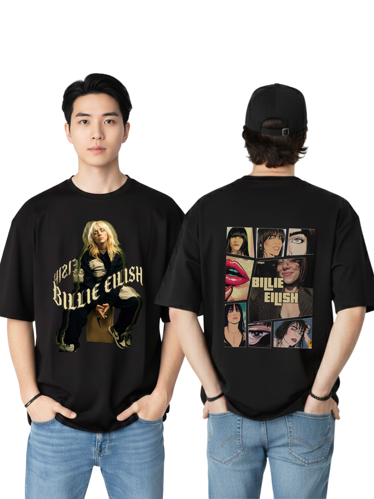 Oversized Printed Men Tee