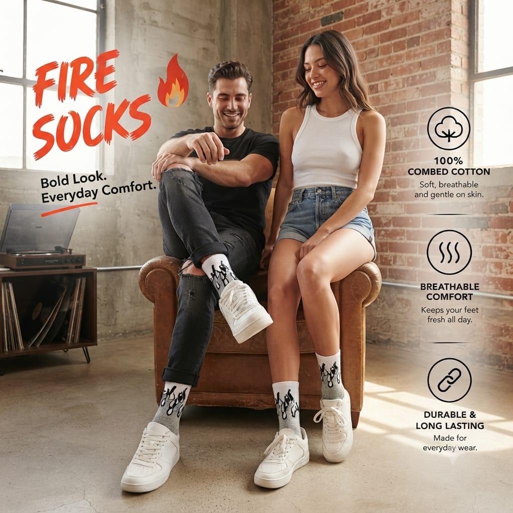 Fire Socks Unisex