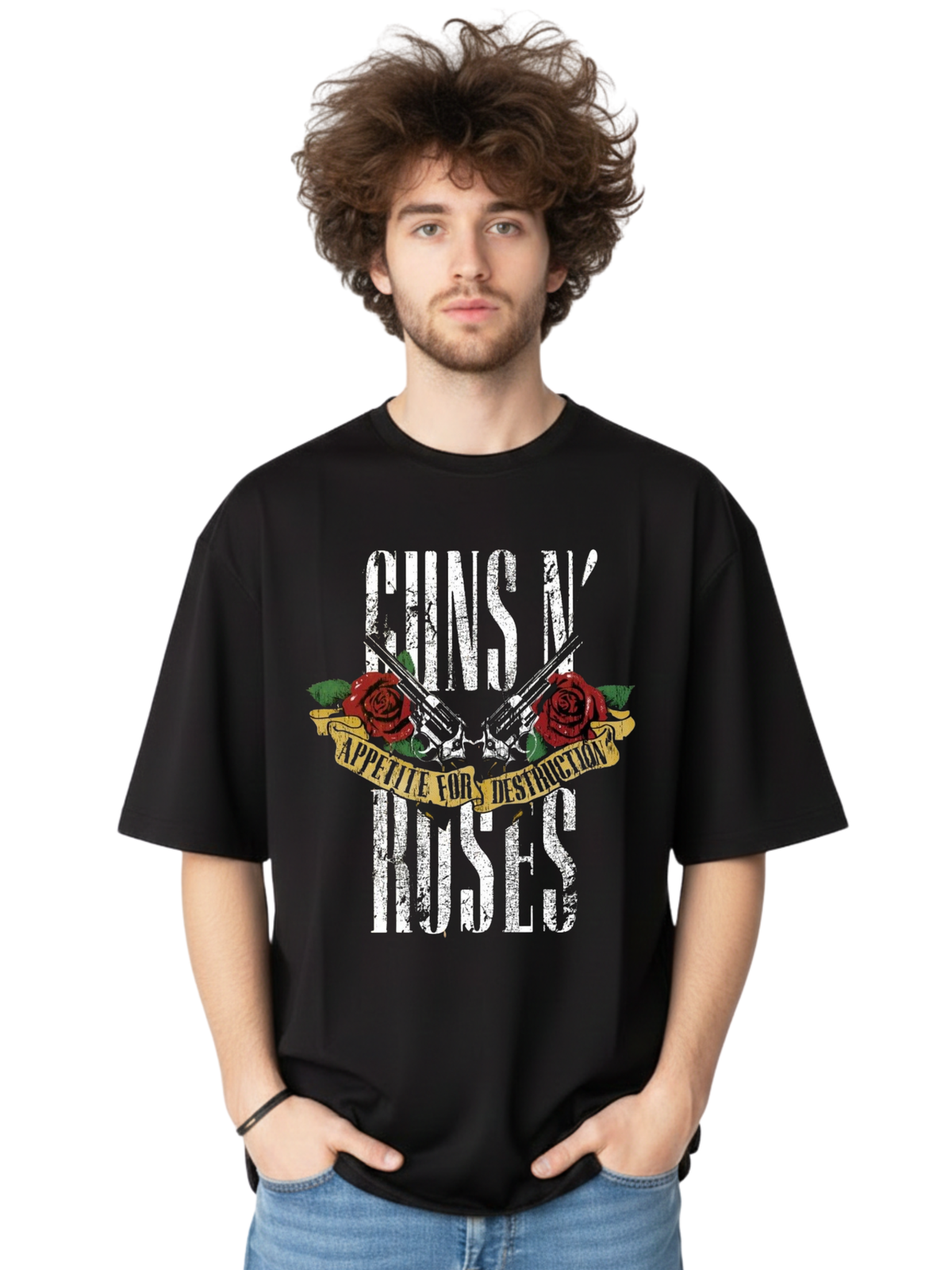 Oversized Printed Men Tee