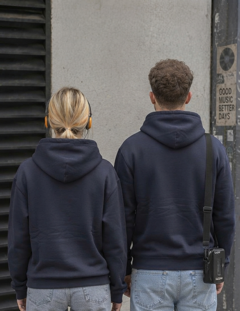 Drop Shoulder Unisex Hoodie