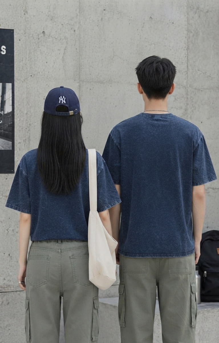 Oversized Acidwash Unisex Tee