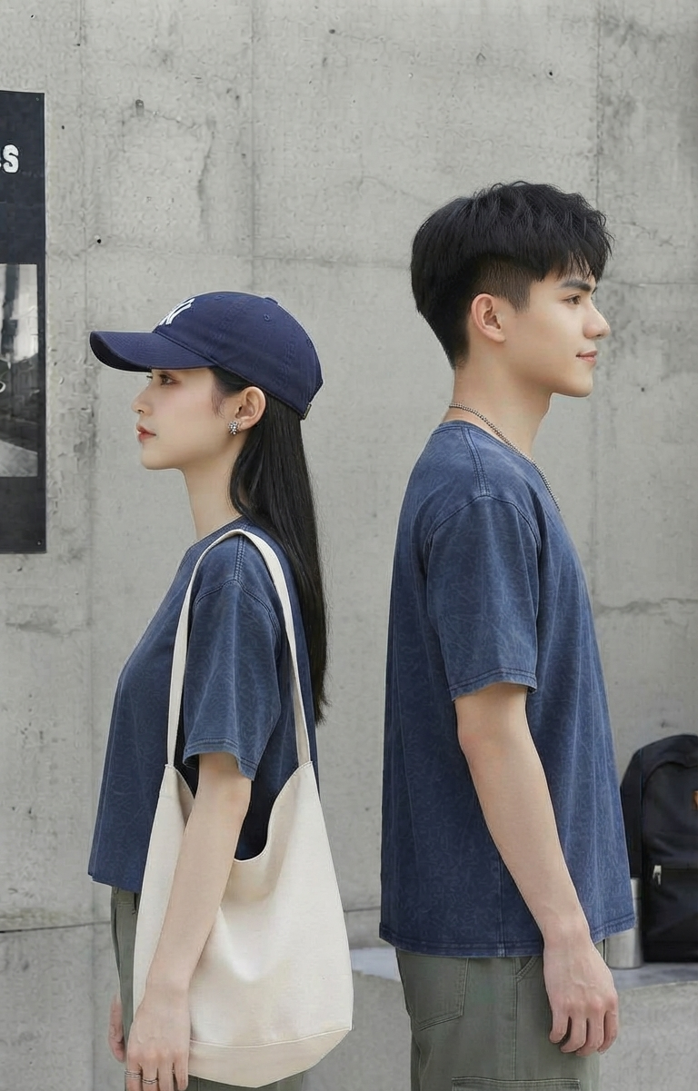 Oversized Acidwash Unisex Tee
