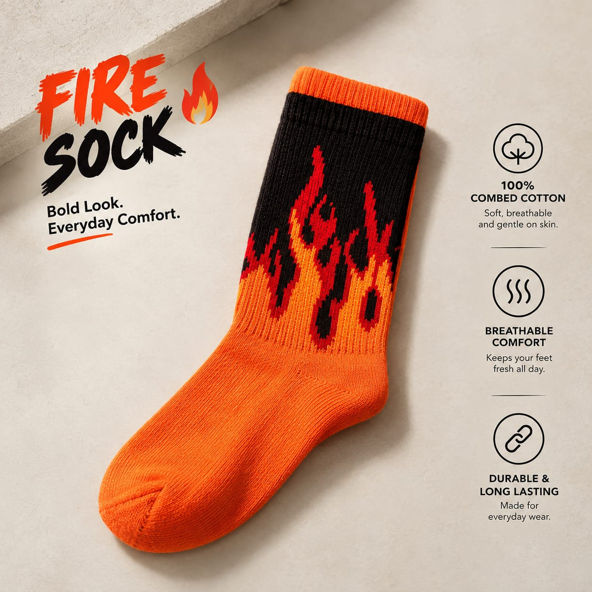 Fire Socks Unisex