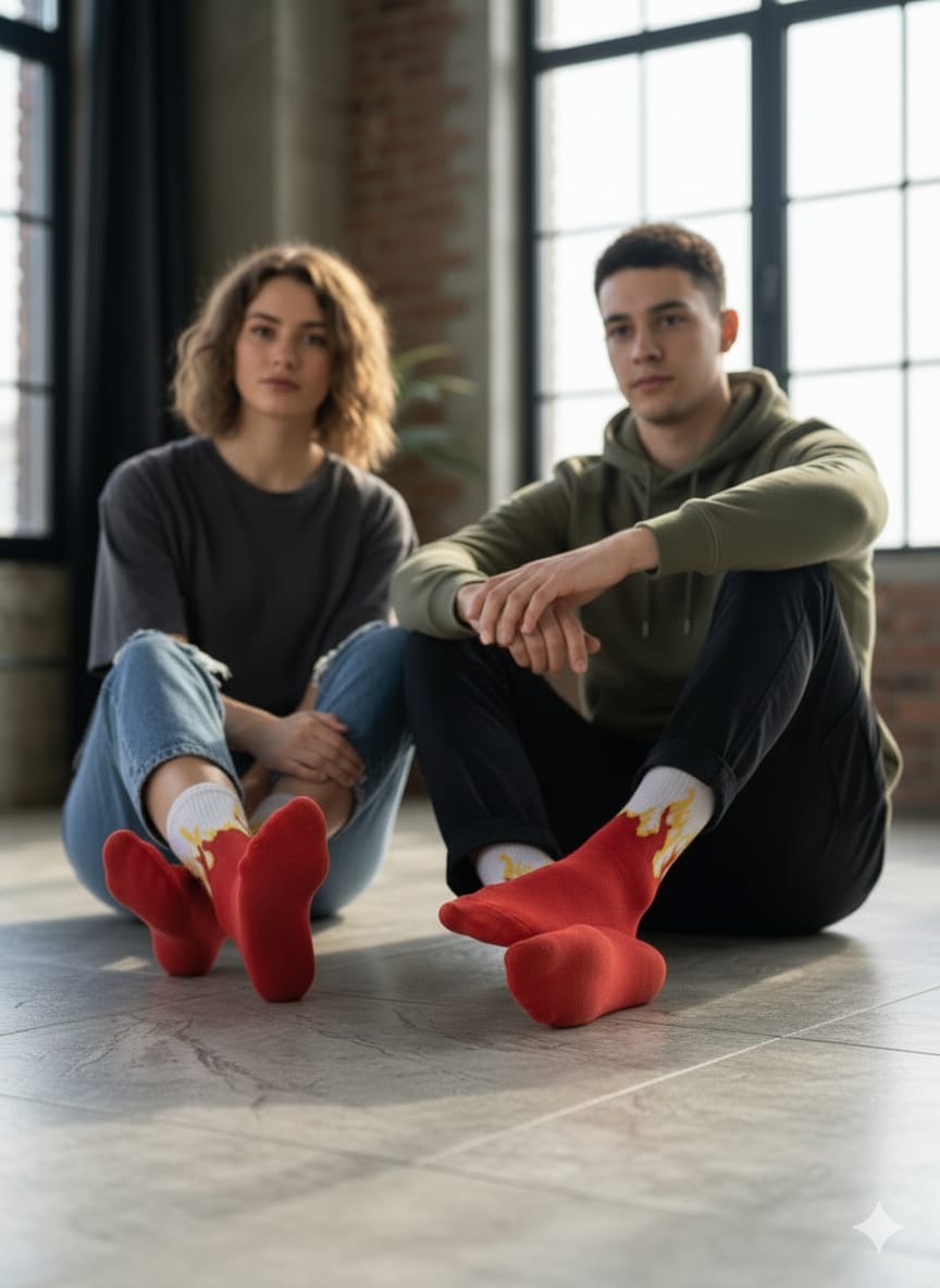 Fire Socks Unisex