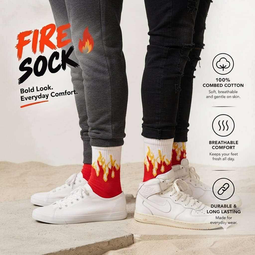 Fire Socks Unisex
