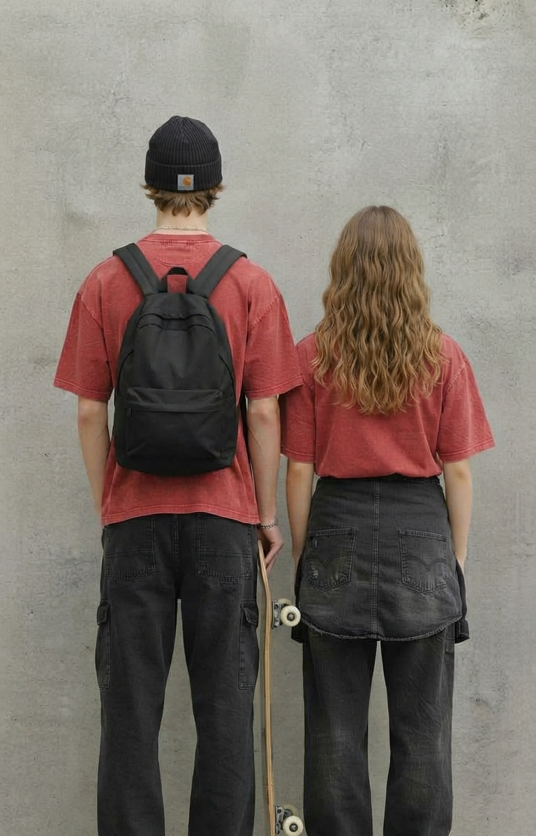 Oversized Acidwash Unisex Tee