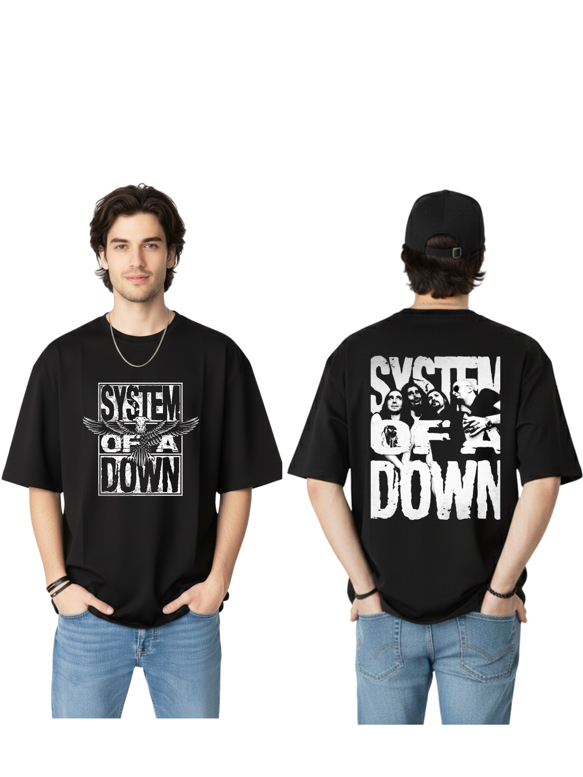 Oversized Printed Men Tee