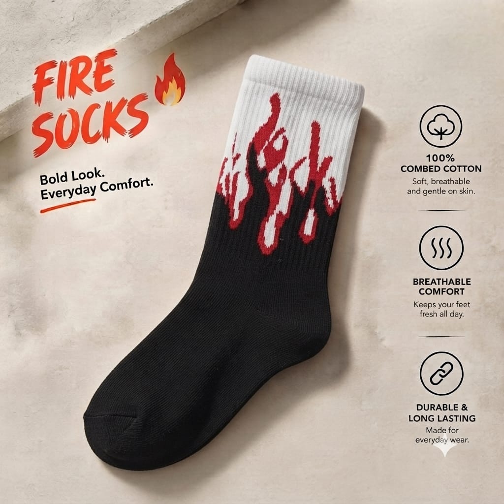 Fire Socks Unisex