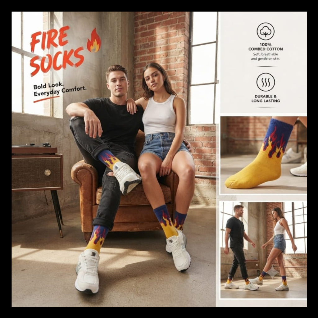 Fire Socks Unisex